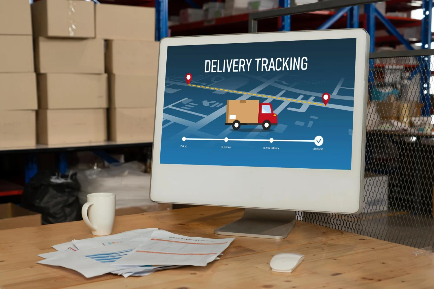 Real time inventory tracking in computer