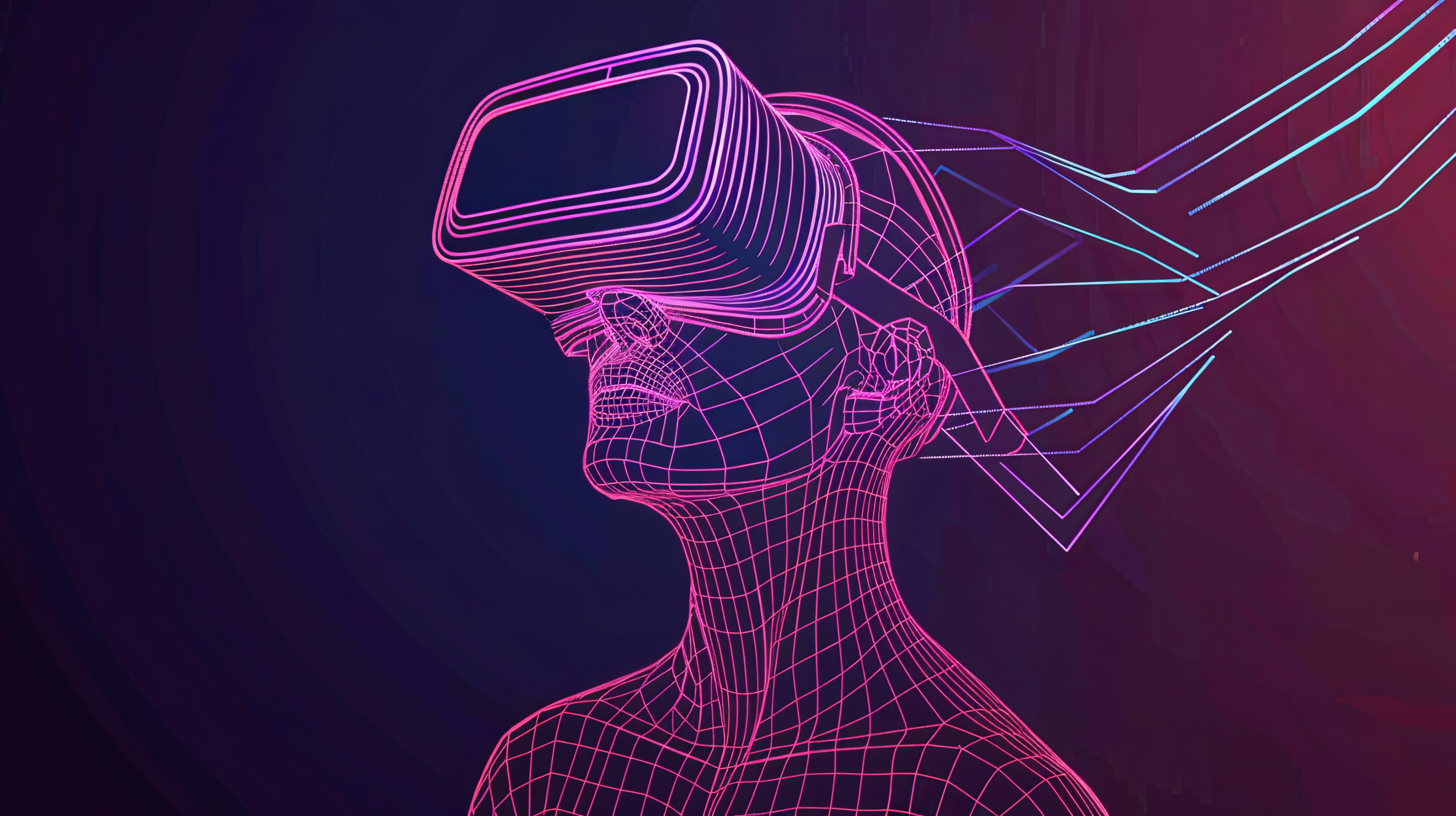 Person Using VR AR