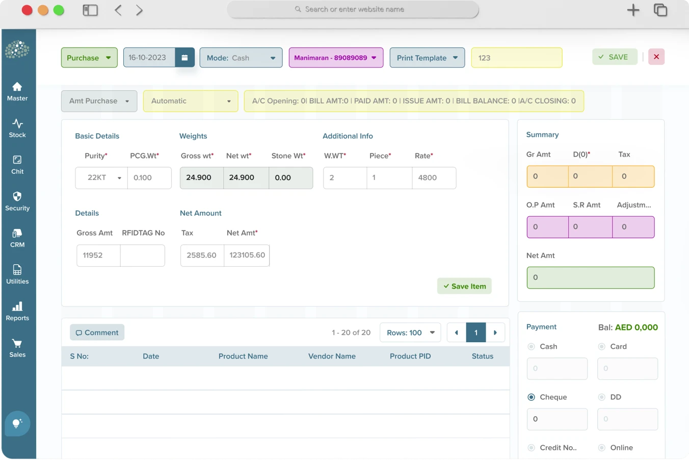 ERP Software Purchase Data